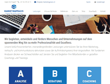 Tablet Screenshot of abc-marketingpraxis.ch